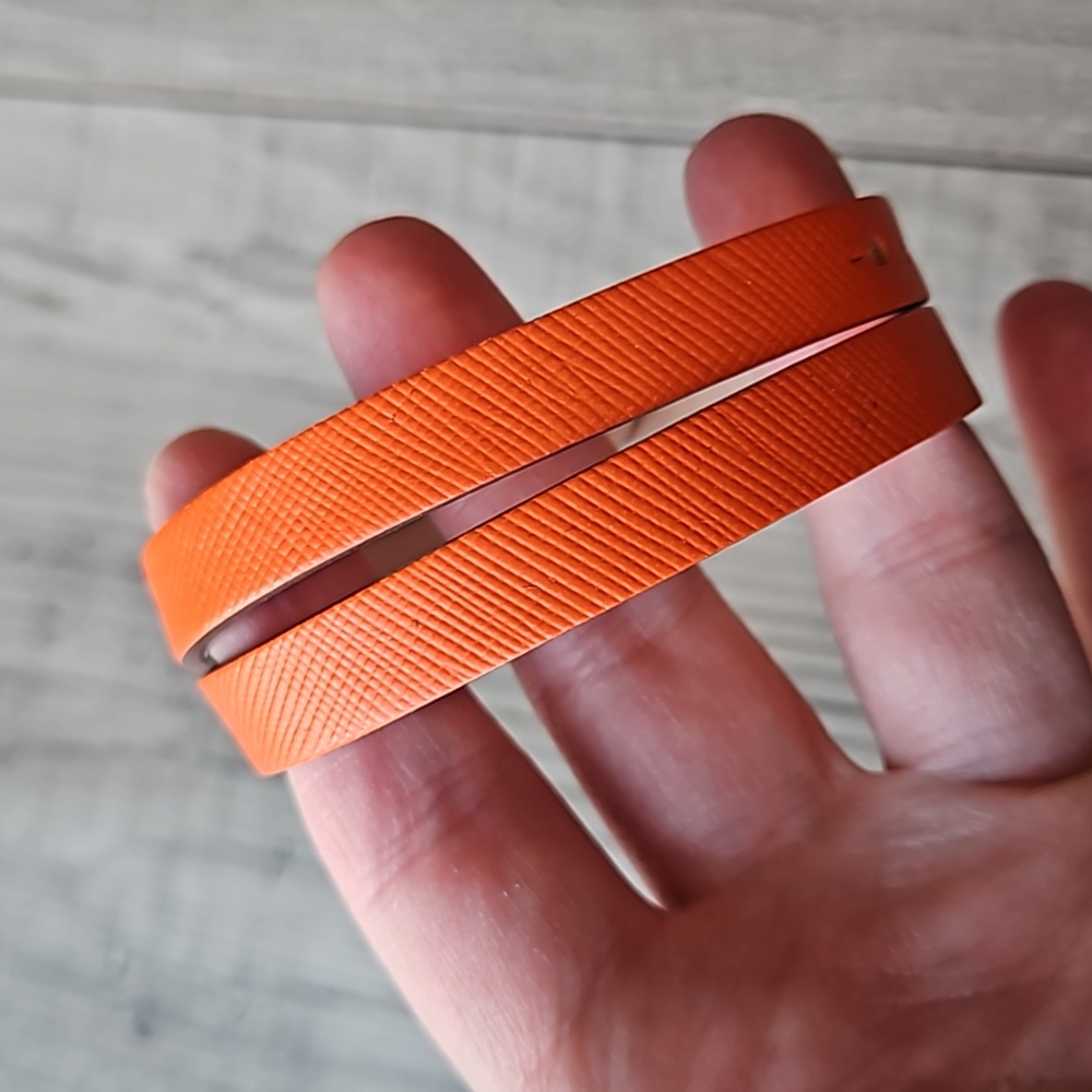 Orange KEEP Collective Wrap Bracelet